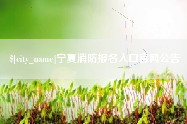 东方宁夏消防报名入口官网公告