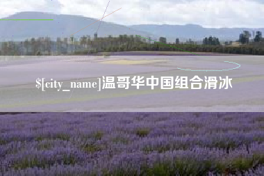东方温哥华中国组合滑冰