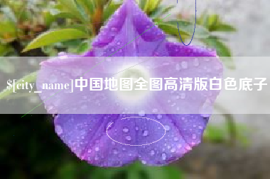 东方中国地图全图高清版白色底子