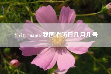 东方我国消防日几月几号
