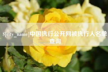 东方中国执行公开网被执行人名单查询