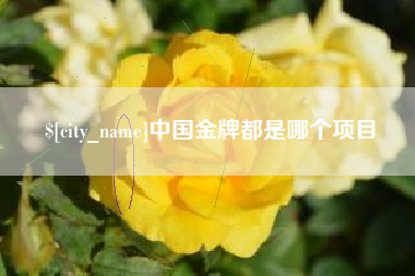 东方中国金牌都是哪个项目