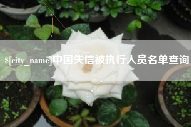 东方中国失信被执行人员名单查询