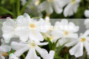东方中国地图像素版