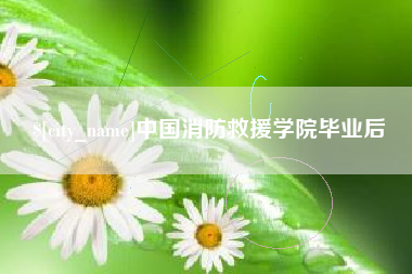 东方中国消防救援学院毕业后