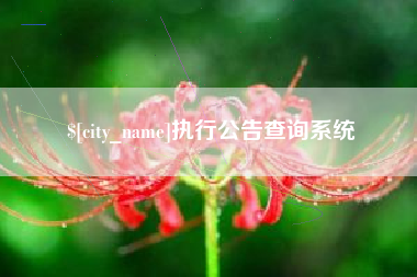 东方执行公告查询系统