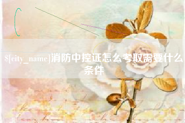 东方消防中控证怎么考取需要什么条件