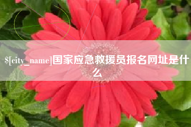 东方国家应急救援员报名网址是什么