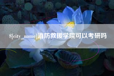 东方消防救援学院可以考研吗