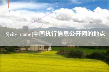 东方中国执行信息公开网的地点