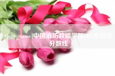 东方中国消防救援学院2021年招生分数线