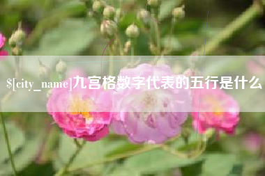 东方九宫格数字代表的五行是什么