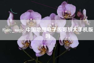 东方中国地图电子版可放大手机版吗