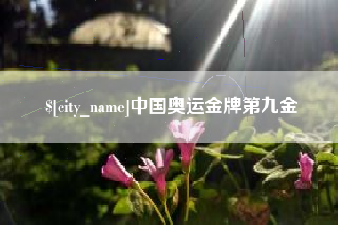 东方中国奥运金牌第九金