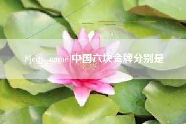 东方中国六块金牌分别是
